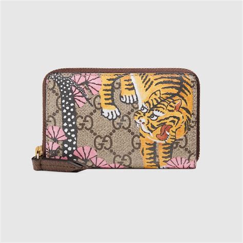 gucci bengal zip card case|Gucci Zip Card Case .